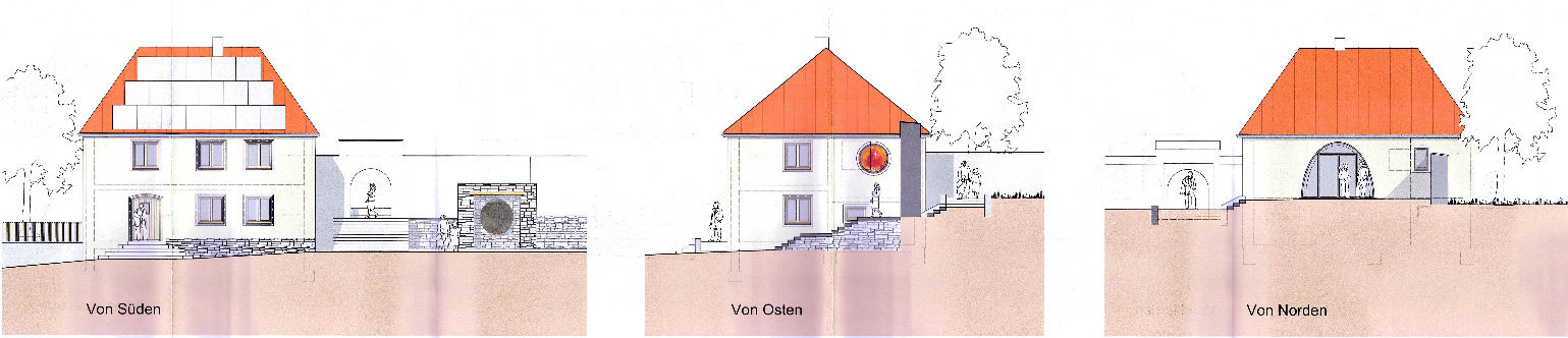 Ansichten Dorfhaus Traunfeld