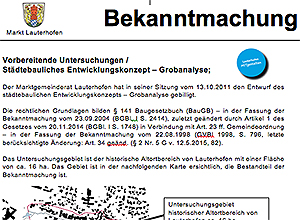 Beteiligung der Öffentlichkeit