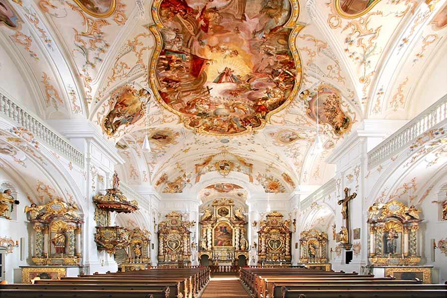Wallfahrtskirche Trautmannshofen. Foto: Dempfle