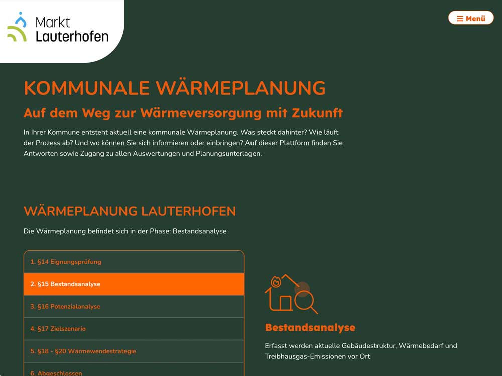 Kommunale Wärmeplanung - aktueller Stand