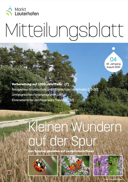 Mitteilungsblatt August / September 2022